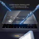 Audi A3 Piano Black 2021-2023 Vites Etrafı Konsol Tpu Koruyucu - Görsel 3