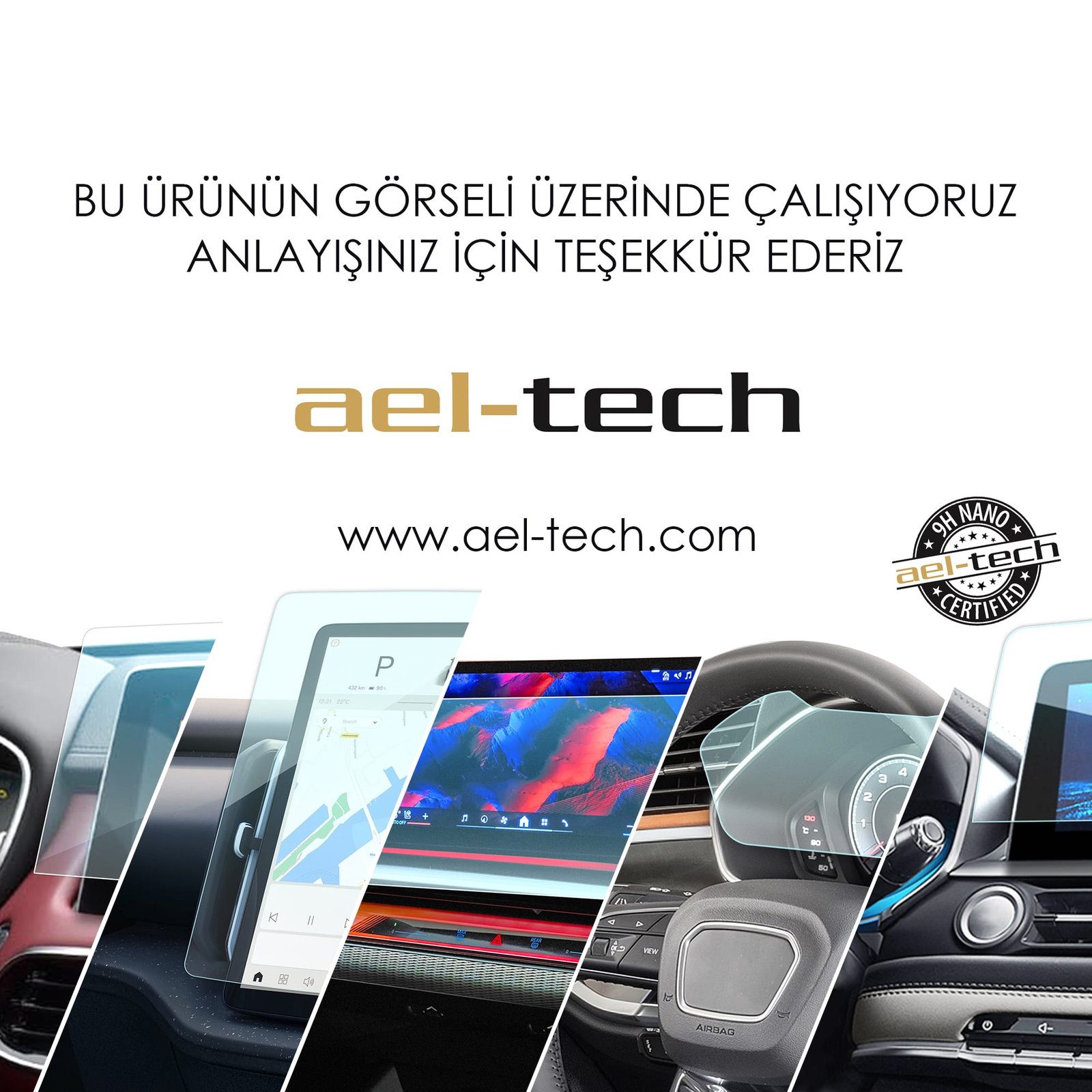 aeltechbuket5 Suzuki Vitara 2020 2021 Navigasyon 9 Inç Temperli Nano Koruyucu - Görsel 1