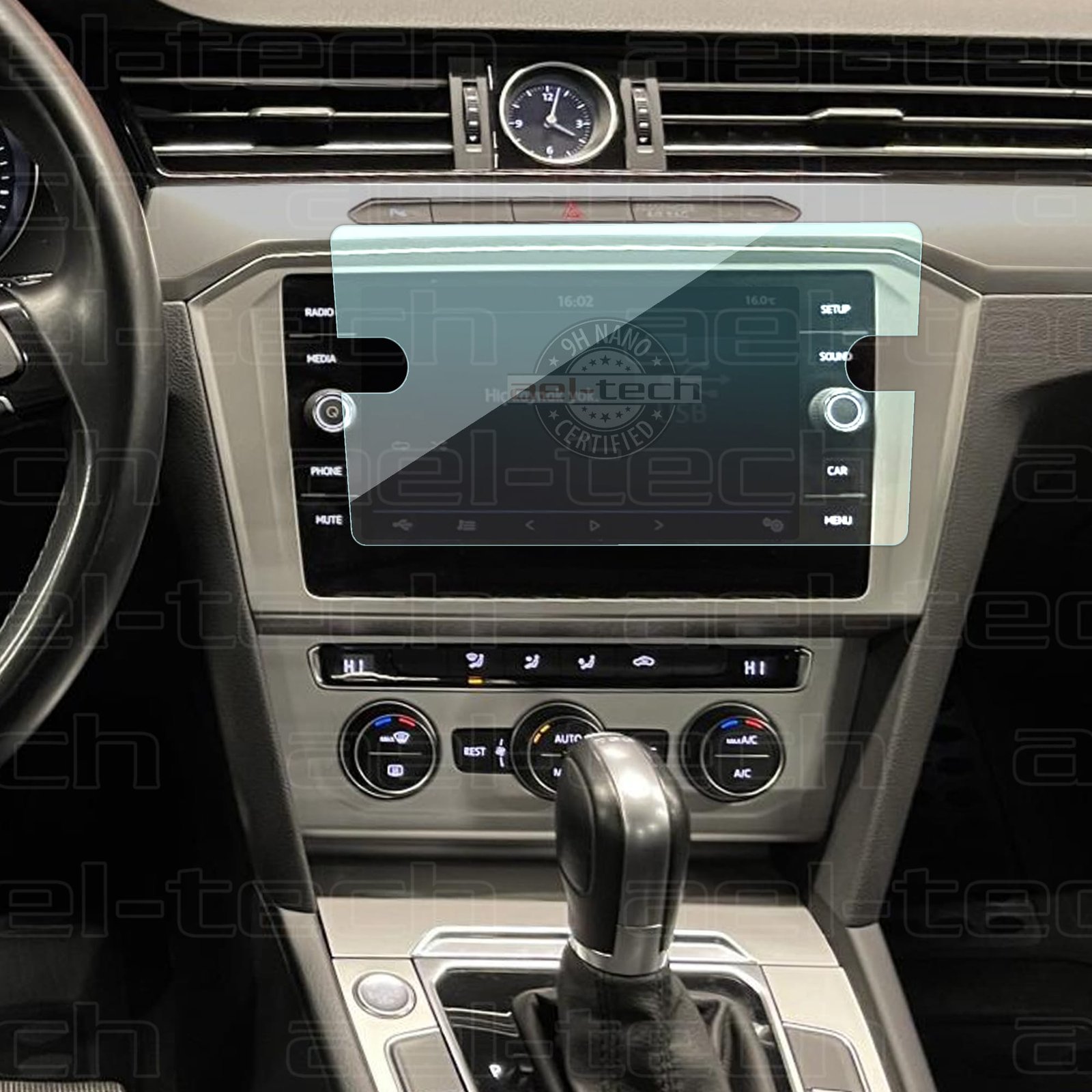 Passat2018-2020 copy Volkswagen Passat Uyumlu Dijital Gösterge 9H Nano Ekran Koruyucu - Görsel 1