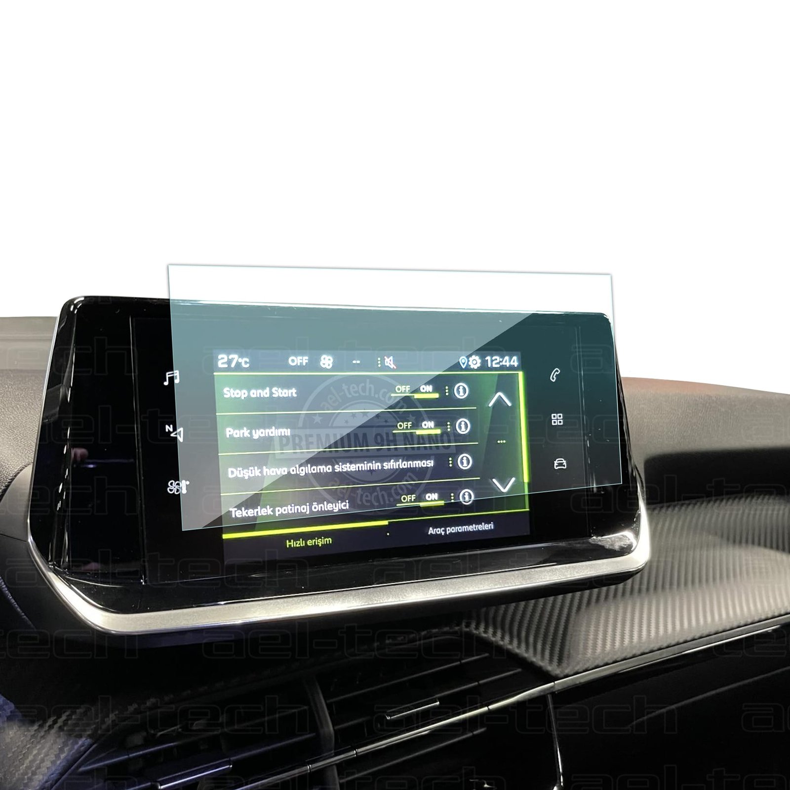 Peugeot20087incNav-1 Peugeot 2008 Uyumlu 7 İnç Navigasyon 9H Nano Ekran Koruyucu 2020-2023 - Görsel 1