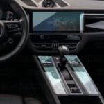 Porsche Macan Uyumlu Vites Etrafı ve 10.9 Inç Navigasyon 9H Nano Ekran Koruyucu 5li Set