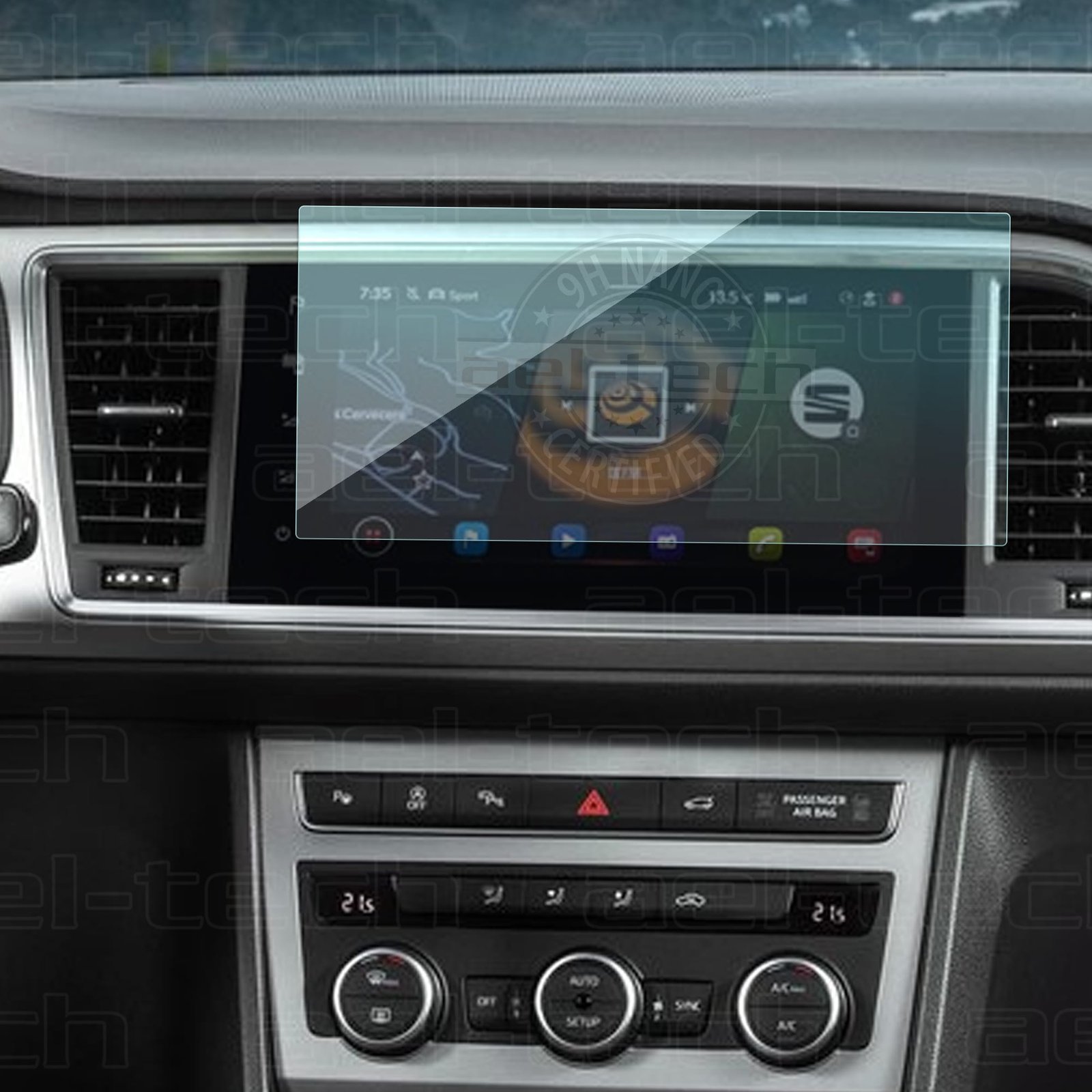 SeatAteca2022Navigasyon copy Seat Ateca 9.2 Inç Navigasyon Ekran Nano Koruyucu - Görsel 1