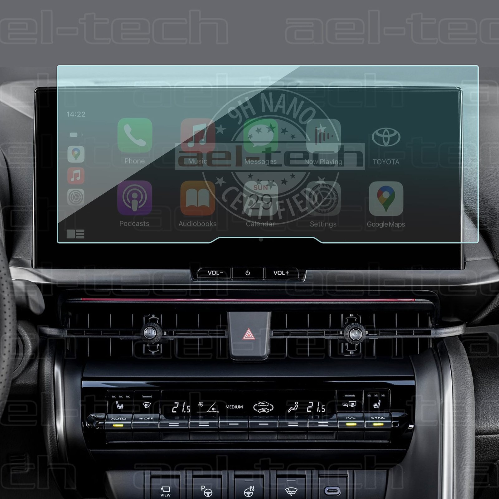 ToyotaChrNavigasyon copy Toyota Yeni C HR Uyumlu 12.3 inç Navigasyon 9H Nano Ekran Koruyucu - Görsel 1