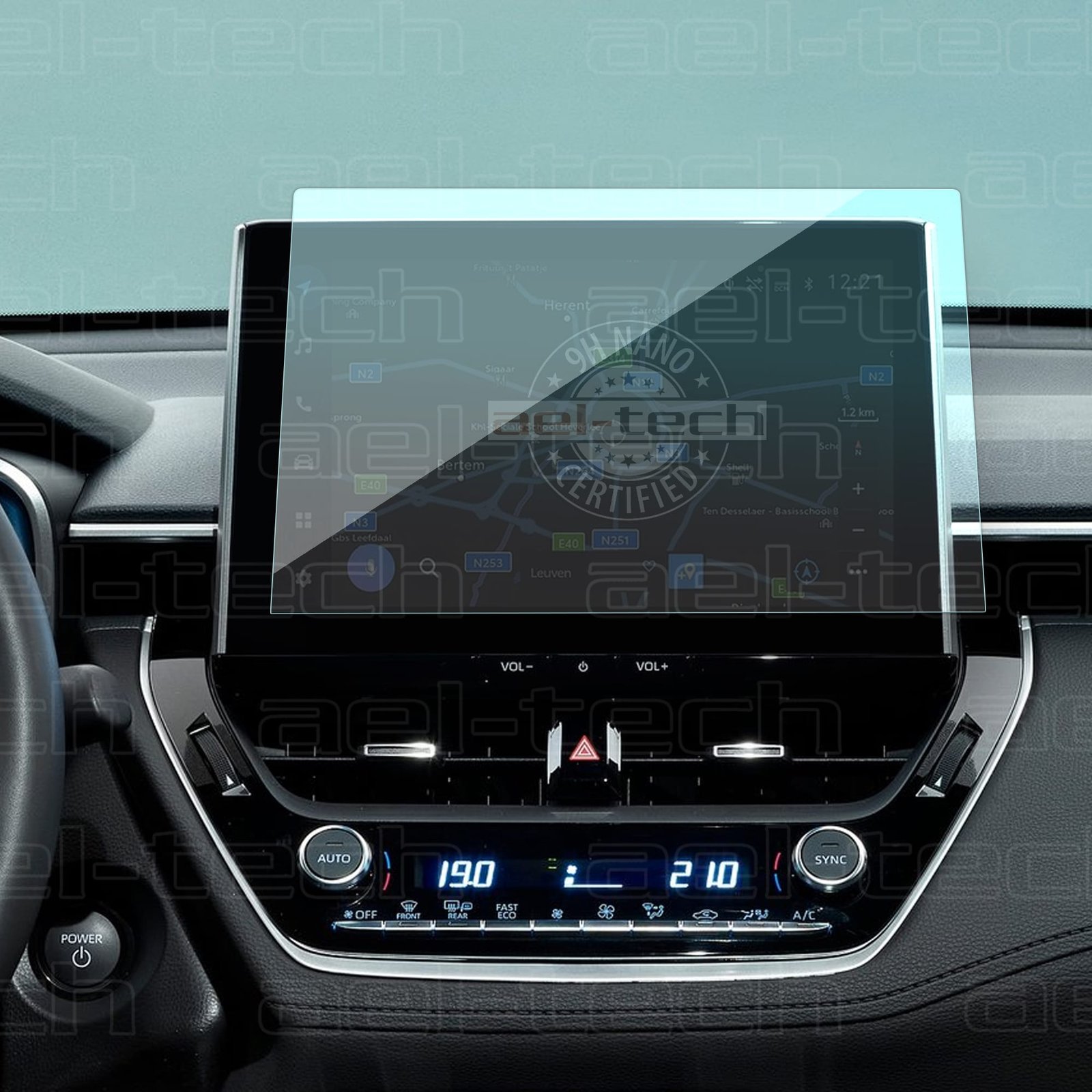 ToyotaCorollaCross copy Toyota Corolla Flame X-Pack Uyumlu 10.5 Inç Navigasyon 9H Nano Ekran Koruyucu - Görsel 1