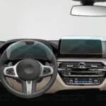 BMW 6 Serisi Dijital Gösterge ve 12,3 İnc Navigasyon Uyumlu Nano Ekran Koruyucu 2li Set