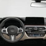 BMW 6 Serisi Dijital Gösterge ve 12,3 İnc Navigasyon Uyumlu Nano Ekran Koruyucu 2li Set - Görsel 2