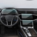 Audi A7 Dijital Gösterge ve Navigasyon Uyumlu Nano Ekran Koruyucu 3lü Set