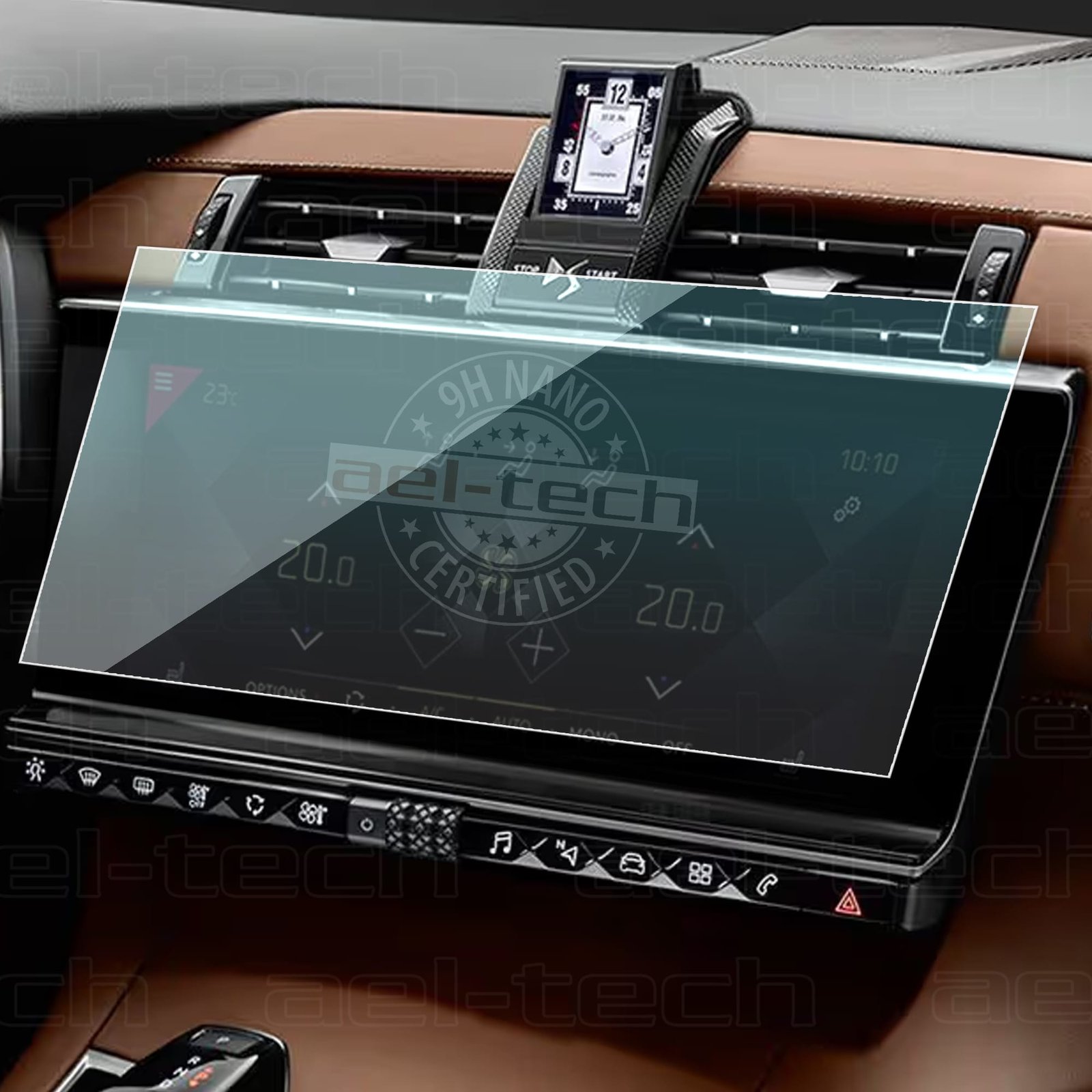 DS7Navigasyon copy DS 7 Uyumlu 12 İnç Navigasyon 9H Nano Ekran Koruyucu - Görsel 1