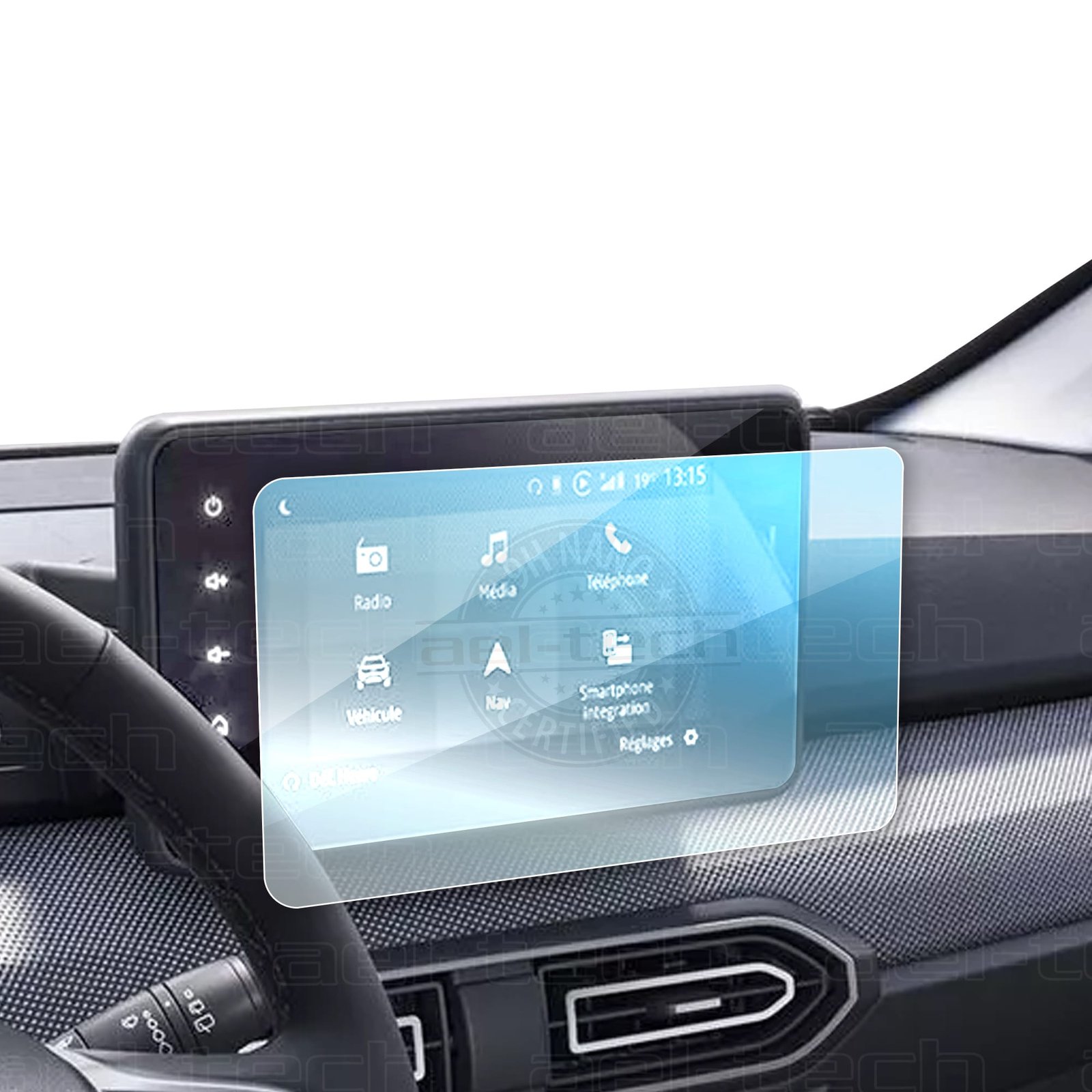 DaciaSandero8IncNavigasyon Dacia Sandero 2022 Uyumlu 8 İnç Navigasyon 9H Nano Ekran Koruyucu - Görsel 1