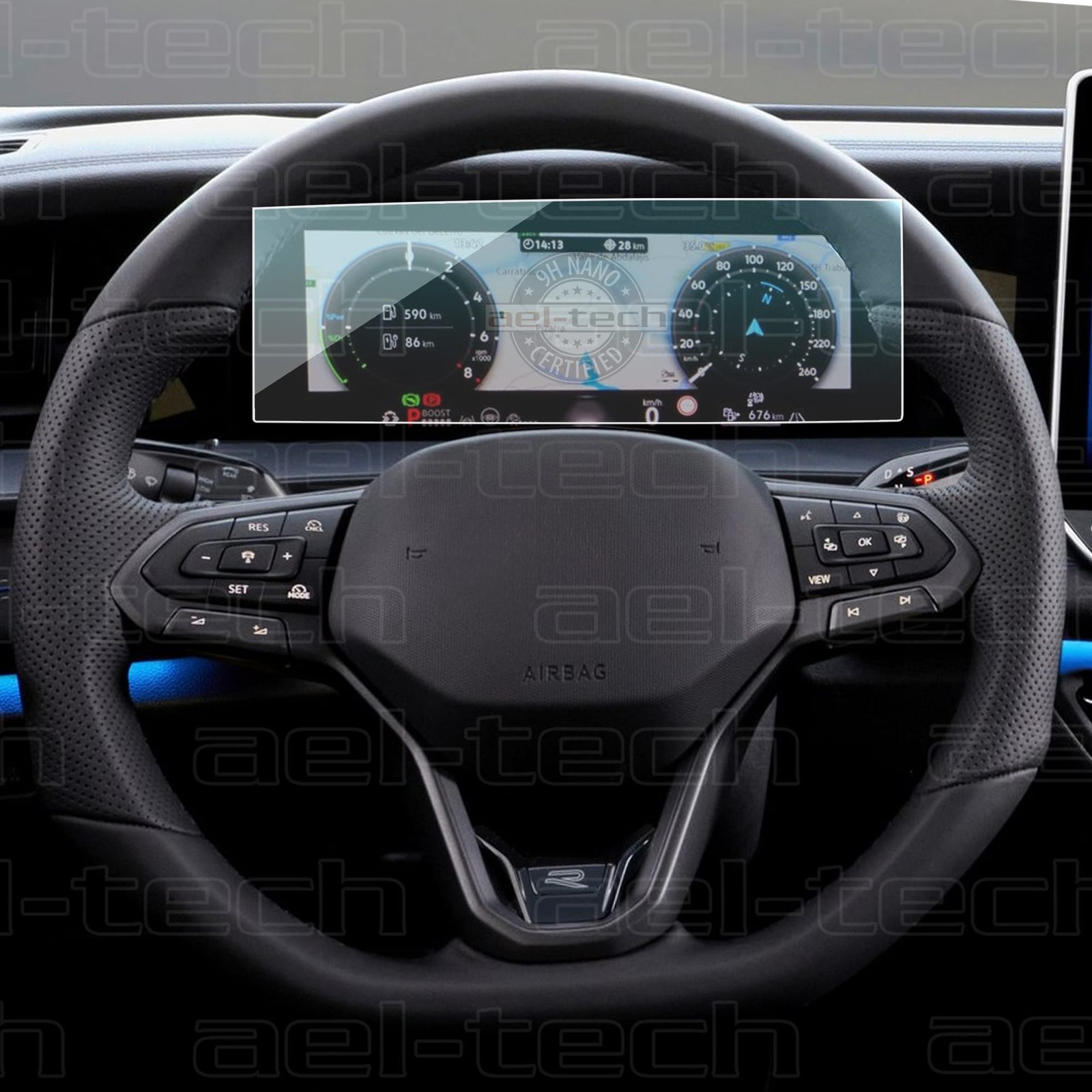 TayronDijitalGösterge copy Volkswagen Tayron Uyumlu Dijital Gösterge 9H Nano Ekran Koruyucu 2025 - Görsel 1