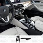 Bmw 5 Seri 2023 Uyumlu Piano Black Tpu Koruyucu 4 Lü Set - Görsel 2