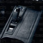 Peugeot 508 Piano Black Joystick Vites Orta Konsol Uyumlu TPU Koruyucu - Görsel 2