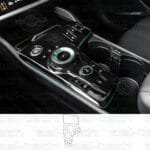 Kia Sportage Prestige Uyumlu Vites Etrafı Piano Black TPU Koruyucu 2 li set - Görsel 2