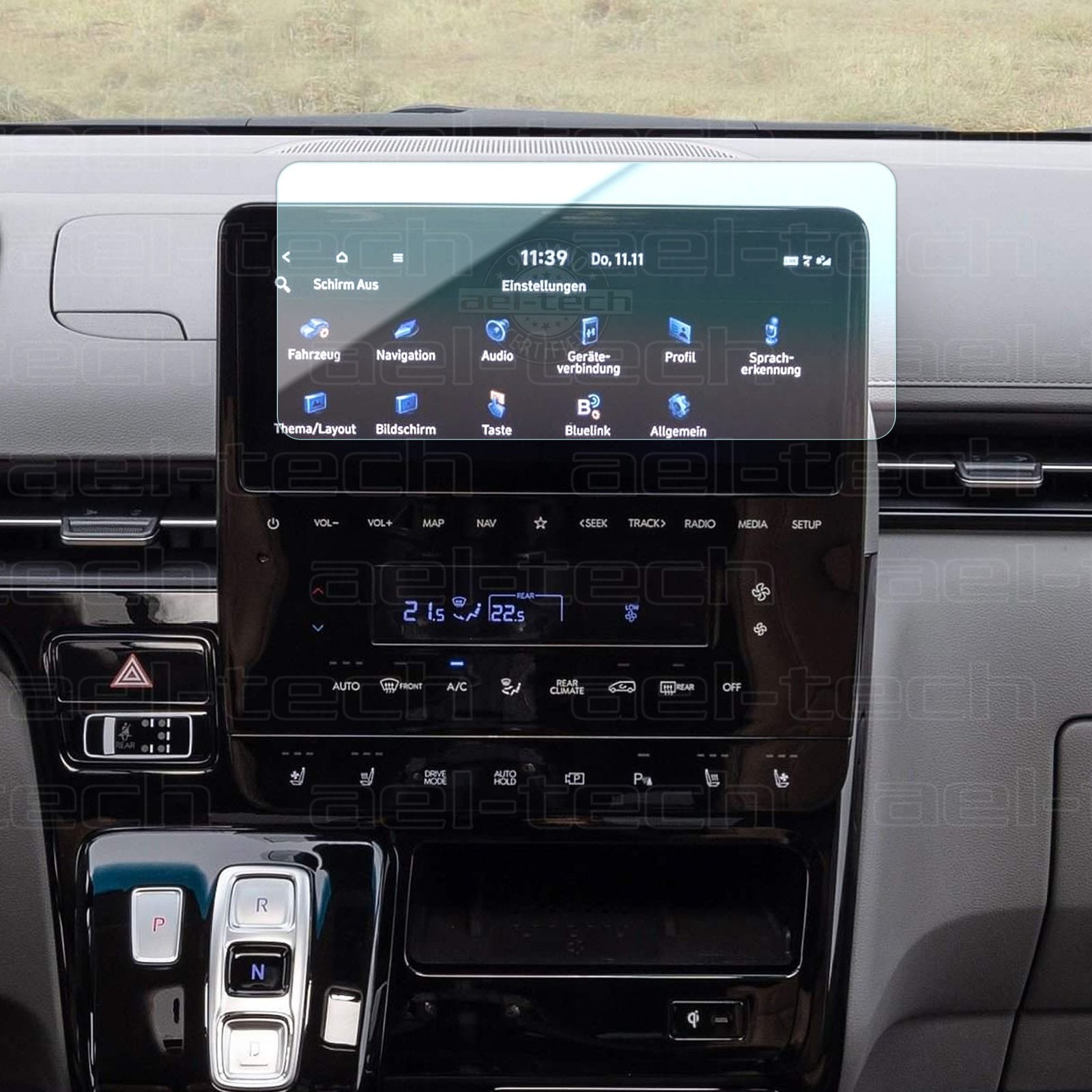 HyundaiStariaDG-1 copy Hyundai Staria Uyumlu Navigasyon 9H Nano Ekran Koruyucu 2024-2025 - Görsel 1