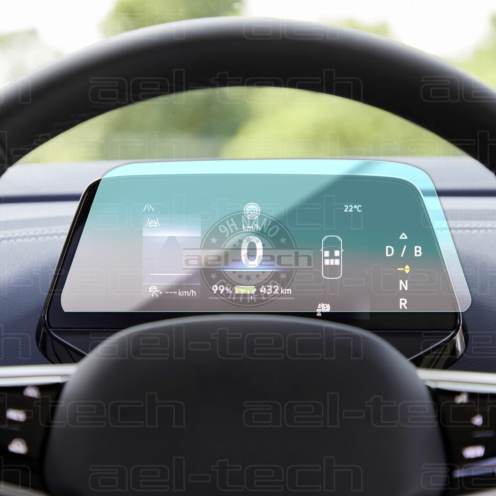 IDBuzzDGcopyy Volkswagen ID4 Dijital Gösterge 9H Nano Ekran Koruyucu 2025 - Görsel 1