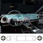 Mercedes Cla / GLC EV Uyumlu Dijital Gösterge ve Navigasyon 9H Nano Ekran Koruyucu 4'lü Set 2025-2026