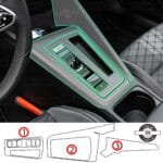 Volkswagen Golf 8,5 Uyumlu Piano Black TPU Koruyucu 3lü Set 2025