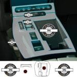 Citroen C5 Aircross Uyumlu Vites Etrafı Piano Black Tpu Koruyucu 2026