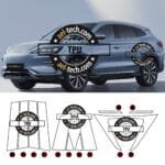 Byd Seal Dm Uyumlu Yan Çıta Tpu Koruyucu 12'li Set - Görsel 2