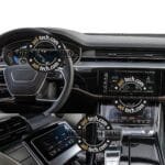 Audi A8/A8L Navigasyon,Dijital Gösterge,Klima Kontrol ve Arka Tablet Uyumlu 9H Nano Ekran Koruyucu 4’lü Set 2022-2025 - Görsel 2