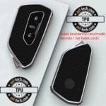 Cupra Modelleri Anahtar Uyumlu 5D Karbon Görünüm Tpu Koruyucu Kaplama 2li Set 2025