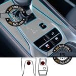 Mg Hs Uyumlu Vites Etrafı Piano Black Konsol Tpu Koruyucu 2li Set 2024-2025