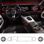 Mercedes Cla / GLC EV Uyumlu Dijital Gösterge ve Navigasyon 9H Nano Ekran Koruyucu 4'lü Set 2025-2026 - Görsel 2