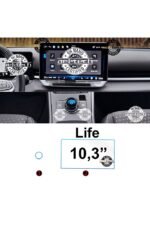 Volkswagen T-Roc Life Uyumlu 10,3 inç Navigasyon ve Home Tuşu 9h Nano Ekran Koruyucu 2li Set 2026-2 - Görsel 2