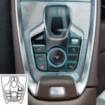 Chery Tiggo 8 Pro Max Uyumlu Orta Konsol Piano Black TPU Koruyucu 2024-2025