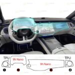 Mercedes S Seri Uyumlu Dijital Gösterge,Navigasyon,Menfez 9h Nano Ekran Koruyucu 4lü Set 2026-2027