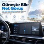 Bmw i7 Uyumlu MAT Görünüm Multimedya ve Sağ Yolcu Ekran 9h Nano Ekran Koruyucu 2026-2027 - Görsel 5