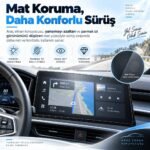 Bmw i7 Uyumlu MAT Görünüm Multimedya ve Sağ Yolcu Ekran 9h Nano Ekran Koruyucu 2026-2027 - Görsel 3