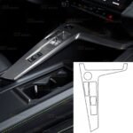 Peugeot 308/408 Uyumlu Vites Etrafı 5D Karbon Görünümlü TPU Koruma 2023-2026 - Görsel 2