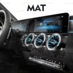 Mercedes A180 Uyumlu 10.25 Inç Mat Görünüm Navigasyon  9h Nano Ekran Koruyucu 2019-2026 - Görsel 2