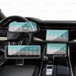 Audi Q7 Uyumlu Navigasyon , Dijital Gösterge Ve Klima Kontrol 9h Nano Koruyucu 4lü Set 2020-2026